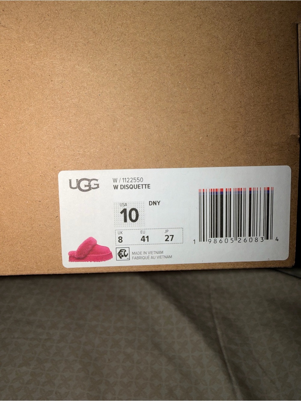 🩷🩷 UGG Women's Hot Pink Shearling Clog Slippers - Picture 5 of 5